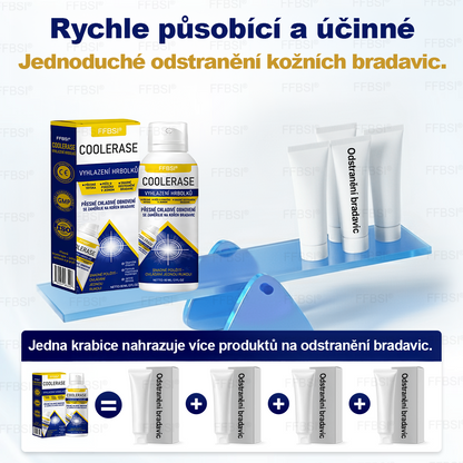 FFBSI® CoolErase Sprej pro regeneraci pokožky (Bradavice, Puchýře, Ekzém, Lupy, Kožní keratózy, Akné, Kožní výrůstky, Jizvy, Mateřská znaménka)💎