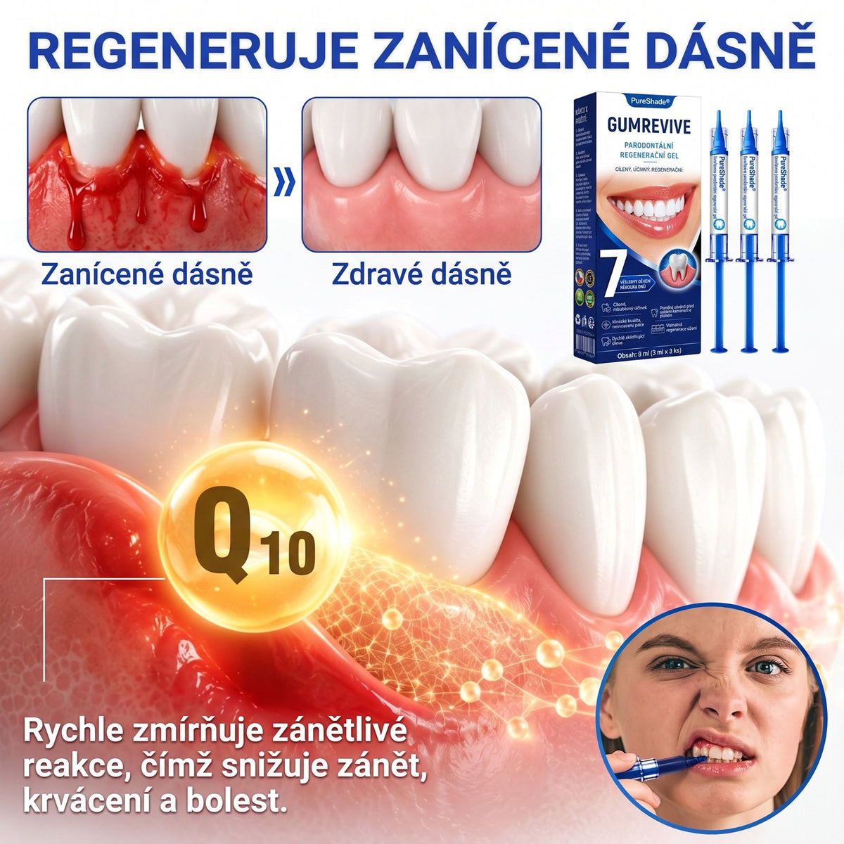 PureShade® 🦷 GumRevive regenerační gel na dásně
