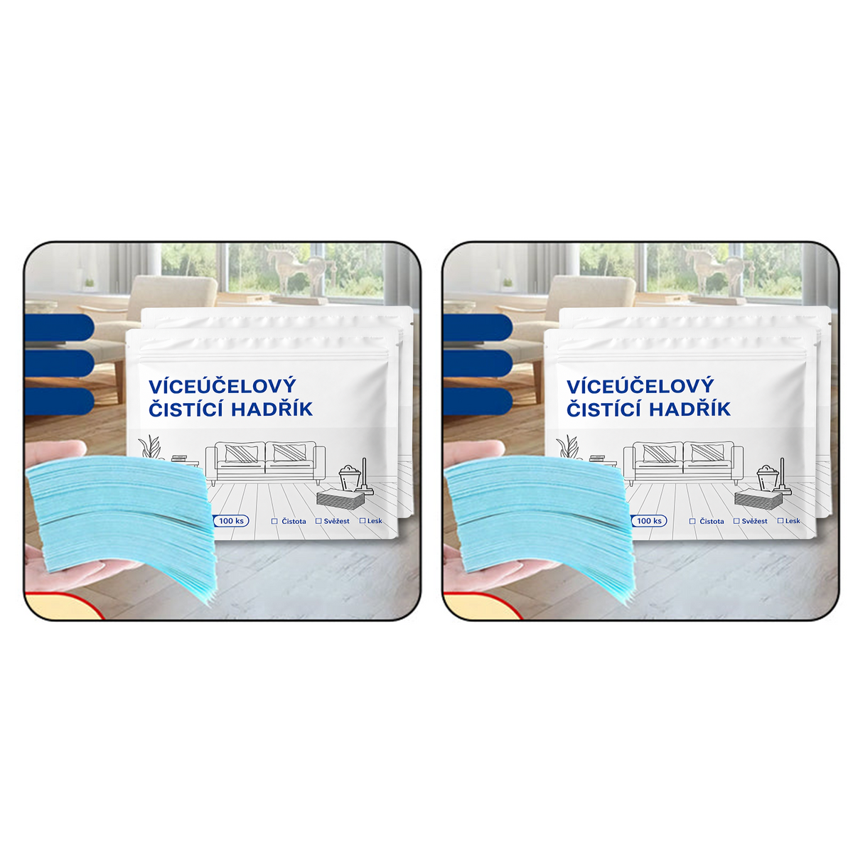 🧻Časově omezená sleva 50 %💧🧹Ve vodě rozpustné ubrousky na čištění podlah