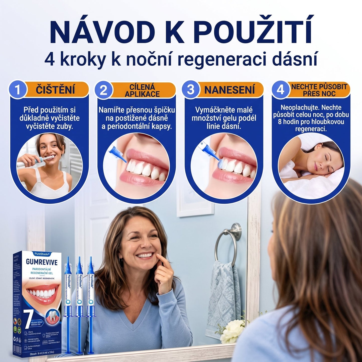PureShade® 🦷 GumRevive regenerační gel na dásně