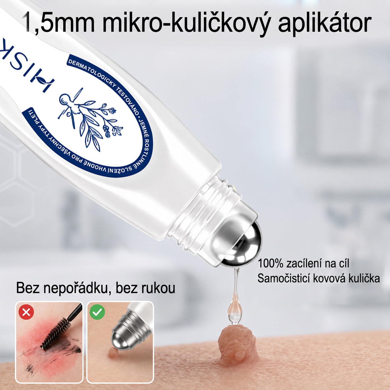 Oficiální značkový obchod | Hiskin® 7denní odstraňovač skvrn a pigmentových skvrn (Bezbolestný rollerball bez jizev)❤️