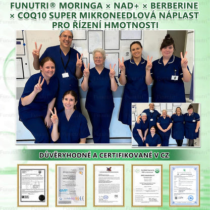 Oficiální obchod 💯 Funutri® 10 v 1 metabolická tvarující náplast s nano mikrojehličkami (Pouze jednou denně, viditelné změny již za 7 dní)  Určeno pro osoby s obezitou, diabetem, spánkovou apnoe