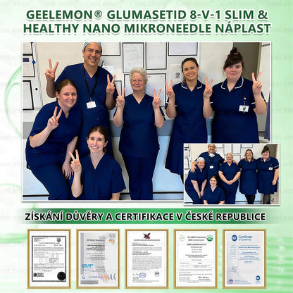 🎁 GeeLemon® Glumasetide 8 v 1 – Revoluční nano mikrojihlová náplast 🇨🇿 1× denně pro podporu hubnutí, více energie a lepší kontrolu chuti k jídlu