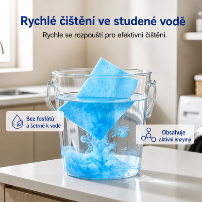 🧻Časově omezená sleva 50 %💧🧹Ve vodě rozpustné ubrousky na čištění podlah