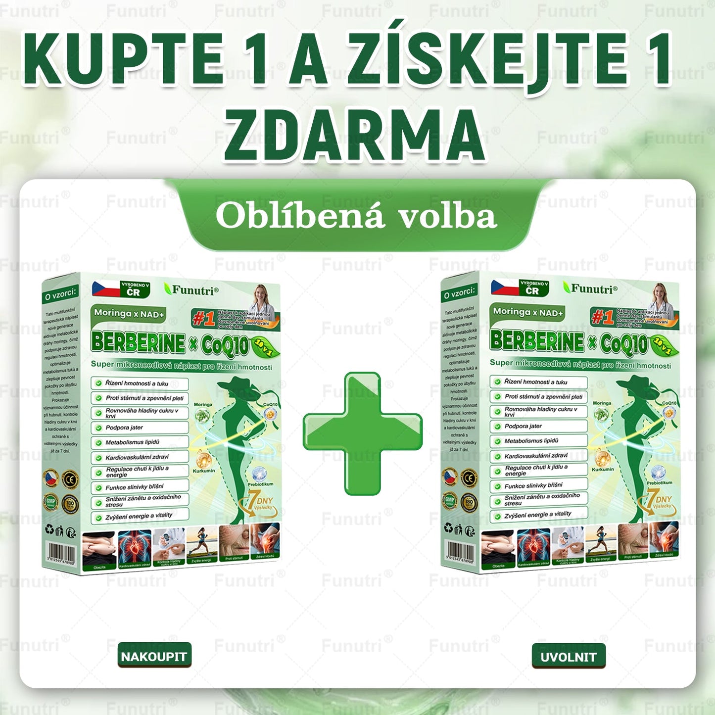 Oficiální obchod 💯 Funutri® 10 v 1 metabolická tvarující náplast s nano mikrojehličkami (Pouze jednou denně, viditelné změny již za 7 dní)  Určeno pro osoby s obezitou, diabetem, spánkovou apnoe