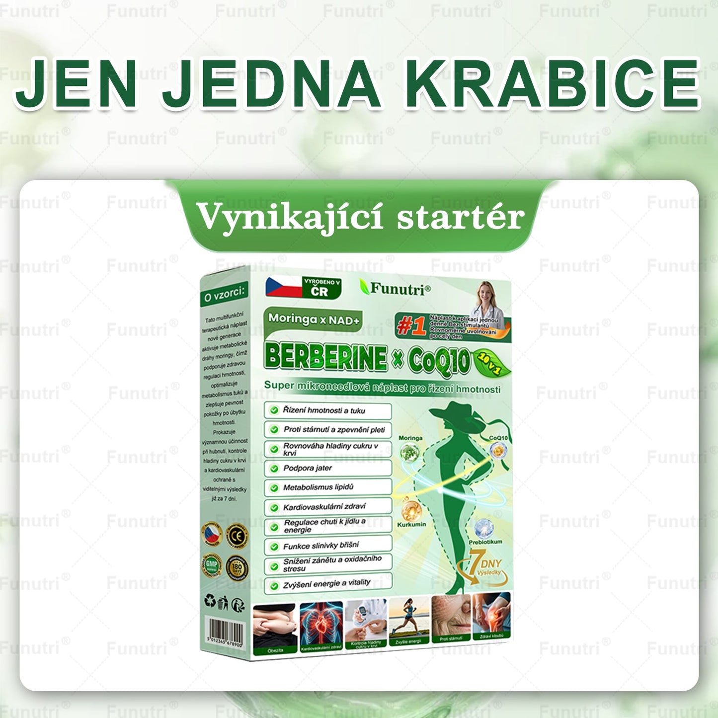 Oficiální obchod 💯 Funutri® 10 v 1 metabolická tvarující náplast s nano mikrojehličkami (Pouze jednou denně, viditelné změny již za 7 dní)  Určeno pro osoby s obezitou, diabetem, spánkovou apnoe