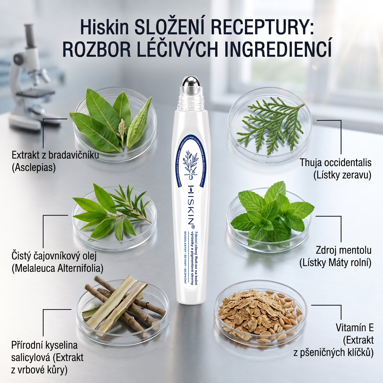 Oficiální značkový obchod | Hiskin® 7denní odstraňovač skvrn a pigmentových skvrn (Bezbolestný rollerball bez jizev)❤️