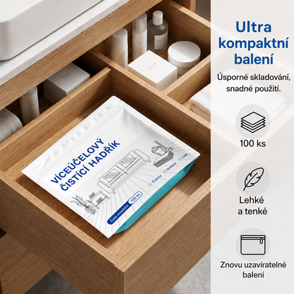 🧻Časově omezená sleva 50 %💧🧹Ve vodě rozpustné ubrousky na čištění podlah