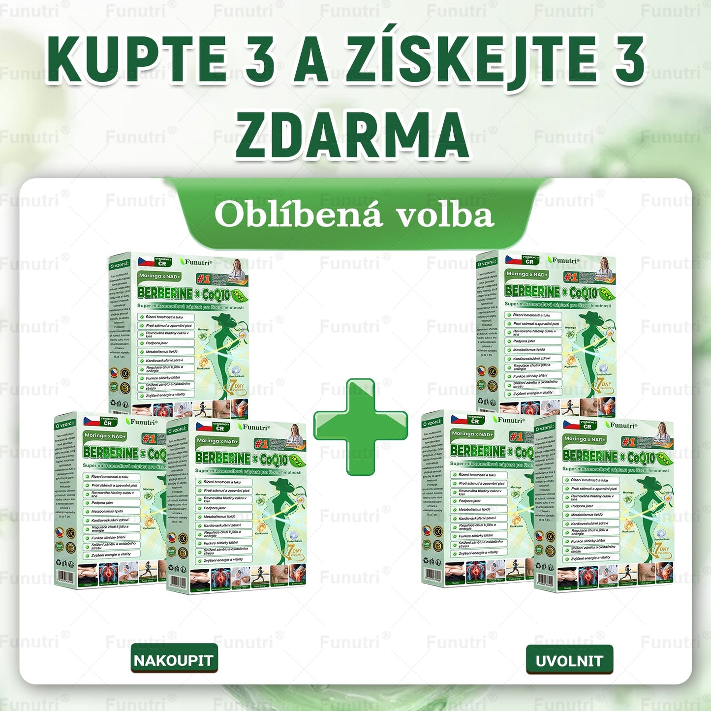 Oficiální obchod 💯 Funutri® 10 v 1 metabolická tvarující náplast s nano mikrojehličkami (Pouze jednou denně, viditelné změny již za 7 dní)  Určeno pro osoby s obezitou, diabetem, spánkovou apnoe