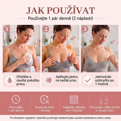 ❤️HISKIN® Mikroneedlová náplast pro podporu objemu, lifting a pevnost prsou
