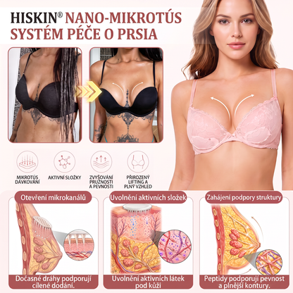 ❤️HISKIN® Mikroneedlová náplast pro podporu objemu, lifting a pevnost prsou