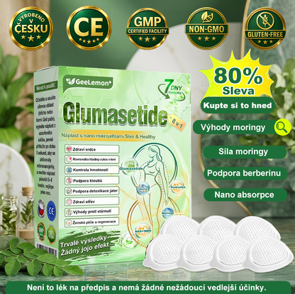 🎁 GeeLemon® Glumasetide 8 v 1 – Revoluční nano mikrojihlová náplast 🇨🇿 1× denně pro podporu hubnutí, více energie a lepší kontrolu chuti k jídlu